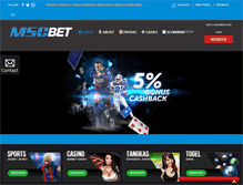 Tablet Screenshot of mscbet.com